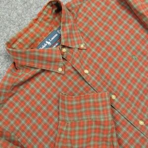 Ralph Lauren Shirt Mens Extra Large Red Green Plaid Classic Fit Soft Pony Logo‎